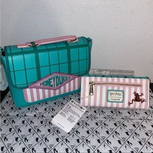 Loungefly Harry Potter Sweet Shop Honeydukes Crossbody and Wallet Set